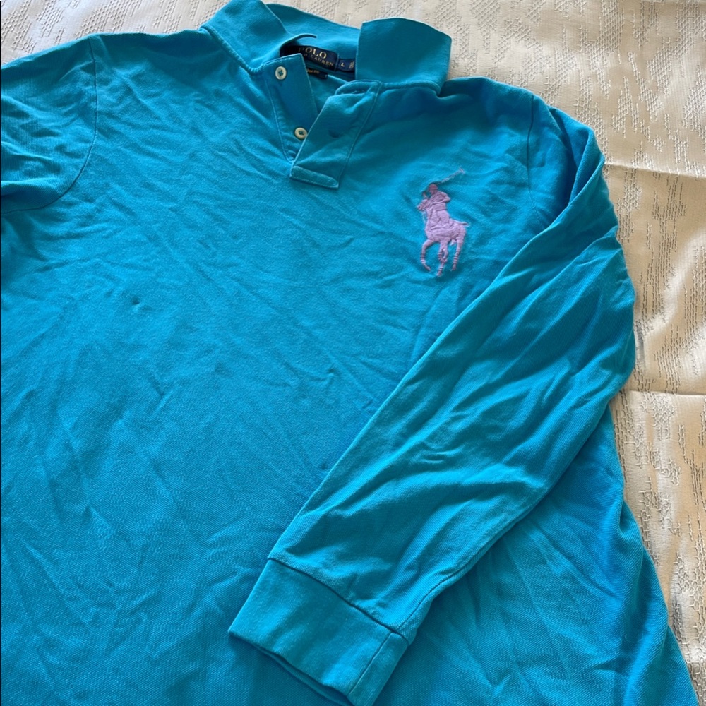 Ralph Lauren Turquoise Polo Shirt
